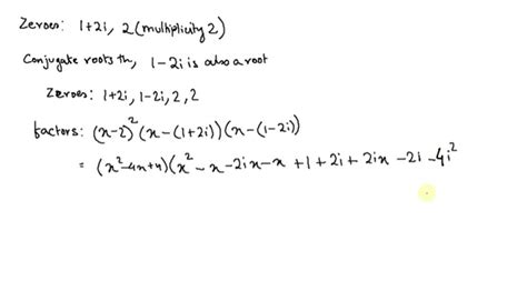 Solvedfind A Polynomial Function Px Having Leading Coefficient 1 Least Possible Degree Real