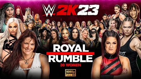 Wwe 2k23 30 Women Royal Rumble Gameplay Youtube