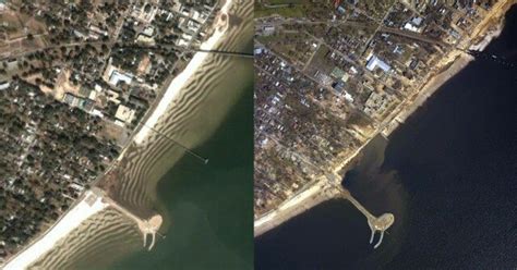 Photographs before and after Hurricane Katrina in Bay St. Louis,... | Download Scientific Diagram