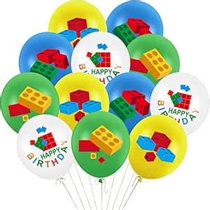 Pcs Building Block Birthday Party Supplies Inch Building Blocks