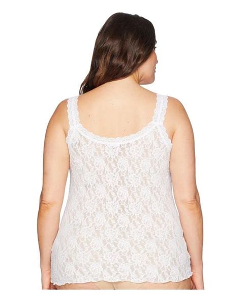 Hanky Panky Plus Size Signature Lace Unlined Cami In White Lyst