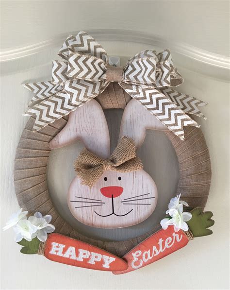 My Diy Easter Wreath For This Year So Easy To Make Using Items From