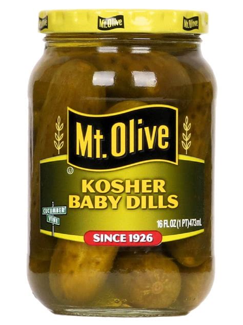 Kosher Baby Dills Mt Olive Pickles