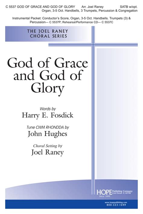 God Of Grace And Jr Satb Hope Publishing Company