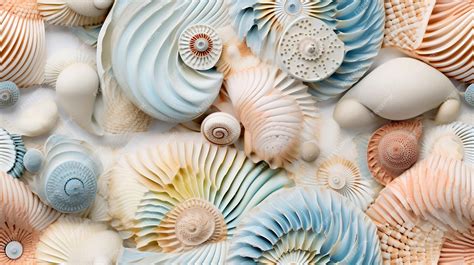 Premium Photo | Nautilus shell texture seamless pattern