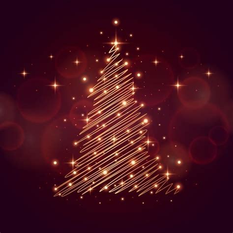 Free Vector Abstract christmas tree concept Árbol de navidad