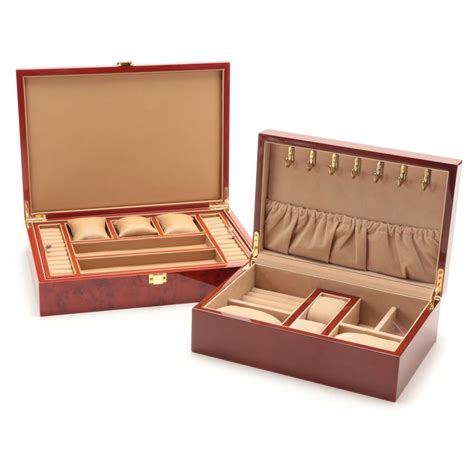 High Gloss Wood Jewelry Boxes Ebth