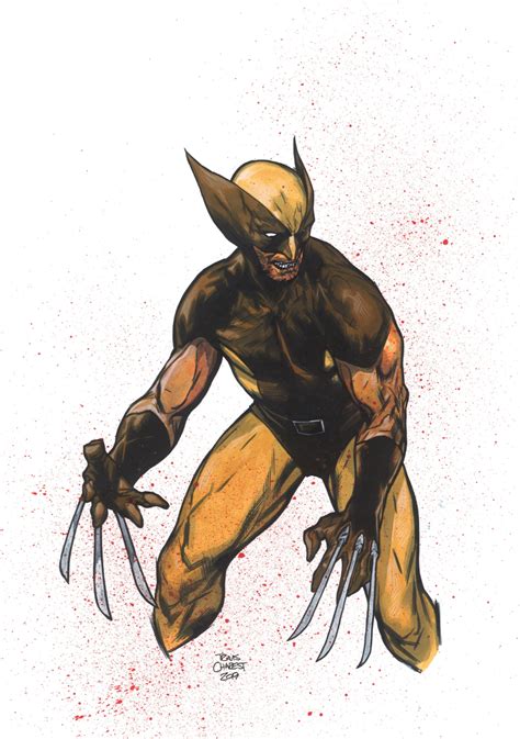 Wolverine (Brown suit) by Travis Charest Comic Art | Travis charest ...