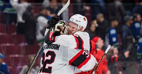 Former Ottawa Senators Goalie Filip Gustavsson Scores A Goal - The ...