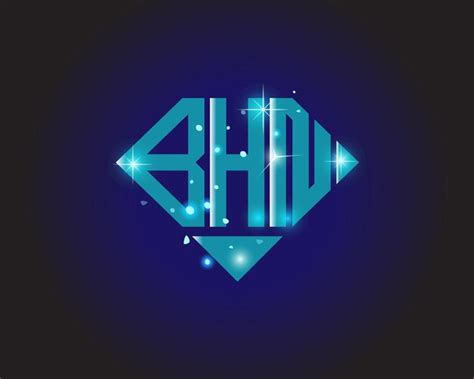 Premium Vector | Bhn initial modern logo design vector icon template