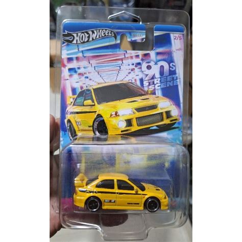 With Case Mitsubishi Lancer Evolution VI 2 5 90s Street Scene Hot Wheels Shopee Philippines
