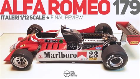 ITALERI 1 12 ALFA ROMEO 179 Final Review YouTube