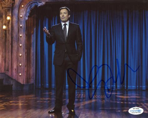 Jimmy Fallon The Tonight Show Autograph Signed 8x10 Photo H Acoa Ebay