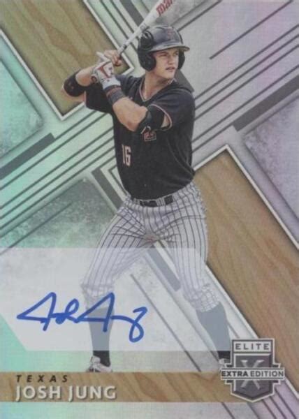 Panini Elite Extra Edition Autographs Josh Jung Au Rc For