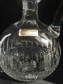 Ancien Broc A Decanter Cristal St Louis Tommy Carafe No Baccarat Daum