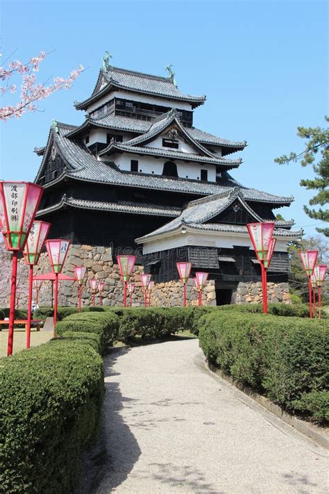 The Castle Of Matsue Japan Stock Photo Image Of Pavilion Garden