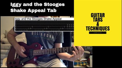 Iggy And The Stooges Shake Appeal Guitar Lesson Tutorial With Tabs Raw