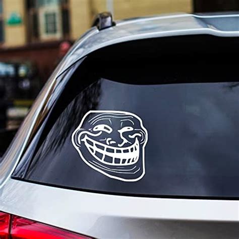 Gritkulture Troll Face Meme Funny Decal Vinyl Sticker For Cars Trucks Windows