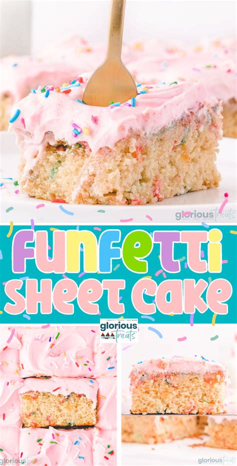 Funfetti Sheet Cake Glorious Treats