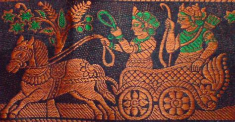 Baluchari Weaving Of West Bengal Asia Inch Encyclopedia Of