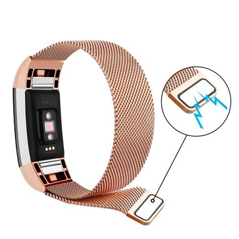 Fitbit Charge Milanaise Armband Rose Gold