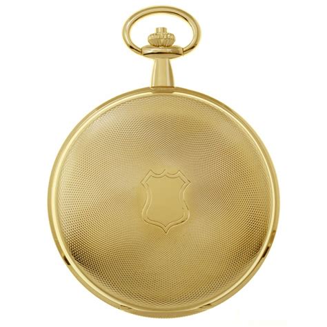 Gents 50mm Gold Plated Swiss Quartz Pocket Watch