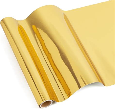 Imodeur Metallic Chrome Gold Vinyl Film Plotter 305 X 125 Cm
