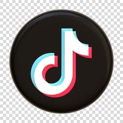 Icono De Tik Tok Aislado Sobre Fondo Blanco Logotipo De TikTok