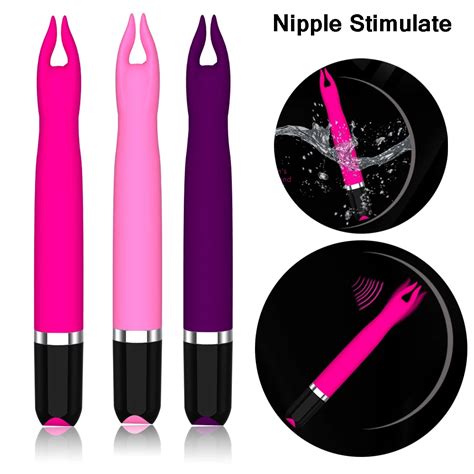 Waterproof Silicone Nipple Stimulate Rabbit Vibrator G Spot Massager