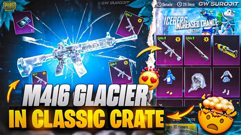 Finally M416 Glacier Is Back In Classic Crate Free M416 Glacier