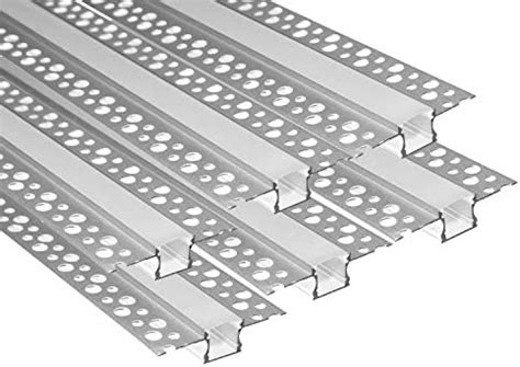 Aluprofil X Meter Aluminium Trockenbau Profil Leiste Eloxiert F R Led