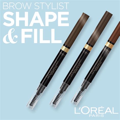 LOreal Brow Stylist Shape And Fill Pencil Brunette Oz Artofit