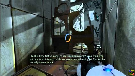 Portal 2 Walkthrough Part 4 Chapter 1 The Courtesy Call Level 8 Pc