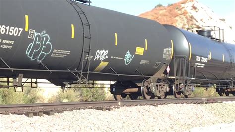 Train In Cajon Pass Railfannig Bnsf Leads Sothbound Manfest Train