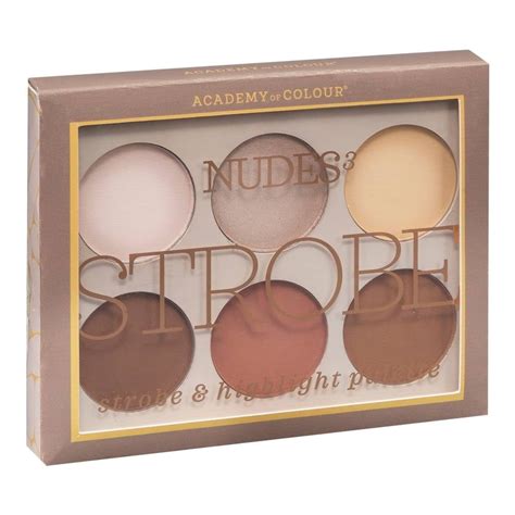 Paleta De Sombras Academy Of Color Strobe Nudes 1 Pza Walmart