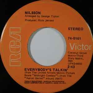 Nilsson – Everybody's Talkin' (1969, Indianapolis Pressing, Vinyl ...