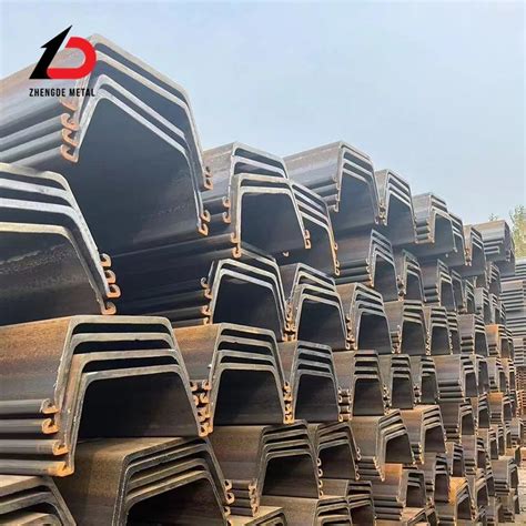 Structual Z Shape Dimension Cold Hot Rolled Carbon Steel Sheet Pile For