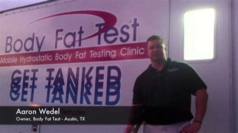 Hydrostatic Body Fat Testing Austin Tx YouTube