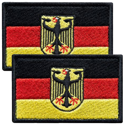 2 Piece German Flag Patches Tactical Military Morale Patch Etsy