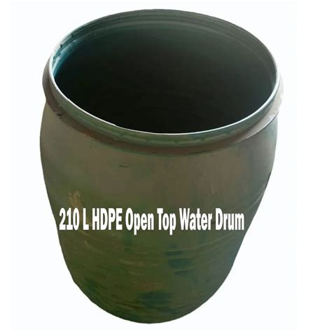 L Hdpe Open Top Water Drum At Rs Piece Hdpe Blue Drum In