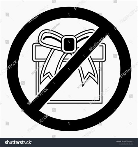 No Gifts Icon Images Stock Photos Vectors Shutterstock