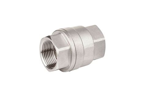 Обратный клапан TITAN LOCK муфтовый нержавеющий AISI304, ВР/ВР 1 1/2 ...