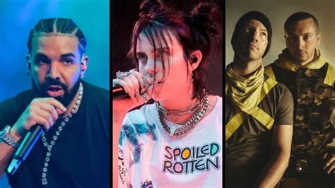 Rapmais On Twitter Drake Billie Eilish E Twenty One Pilots Fecham