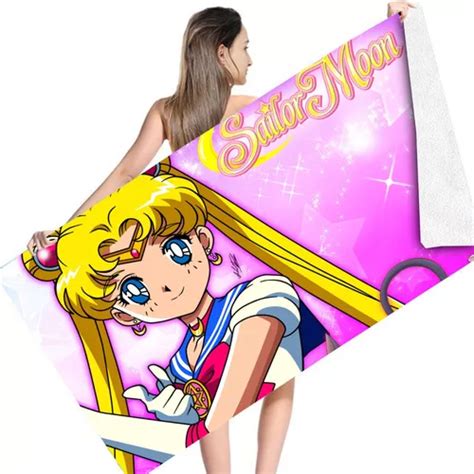 Toalla De Baño Grande Sailor Moon Serena Anime Envío gratis