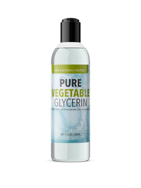 Pure Original Ingredients Vegetable Glycerin 8 Fl Oz Food Grade Vegan