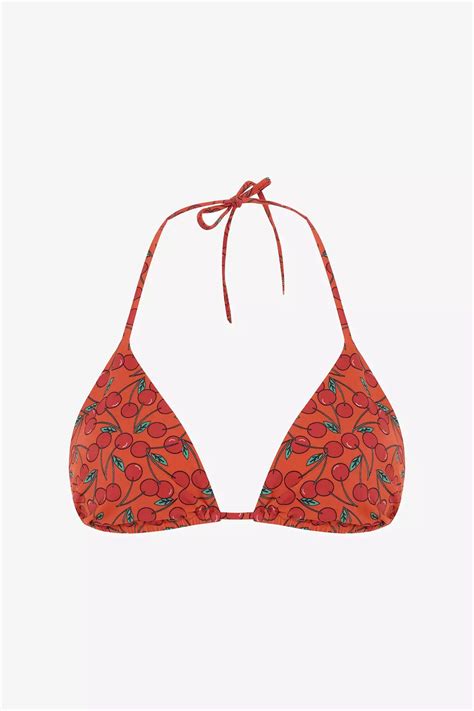 Jual Penti Chery Minimal Cut Cherry Triangle Bikini Top Original Zalora Indonesia