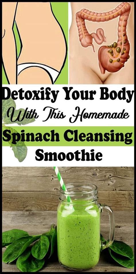 Detoxify Your Body With This Homemade Spinach Cleansing Smoothie Detoxify Your Body Detox