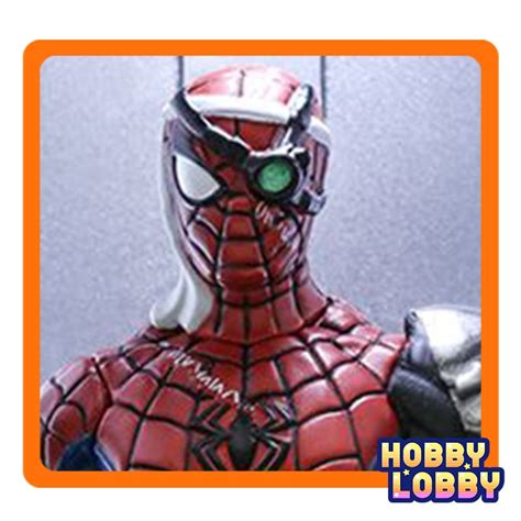 Hot Toys Vgmc Spider Man Cyborg Spider Man Suit Armory Miniature Collectible Shopee