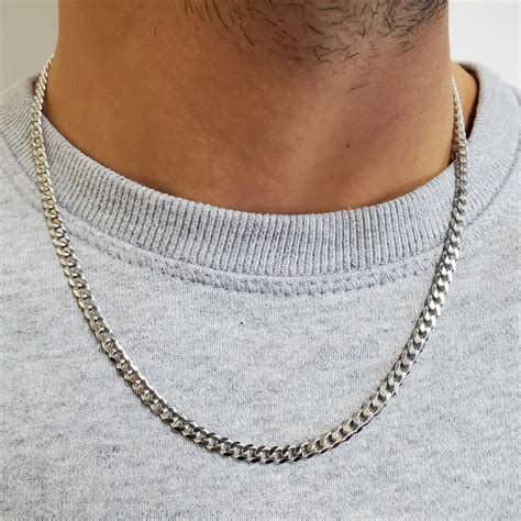 4mm 20 Inch Cuban Link Chain Tranetbiologiaufrjbr