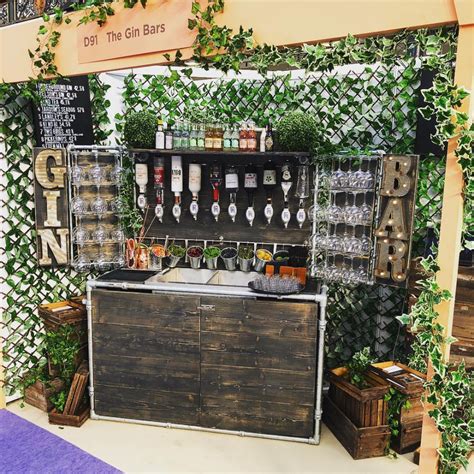 The Gin Bar For Weddings At The National Wedding Show Ace Bar Events